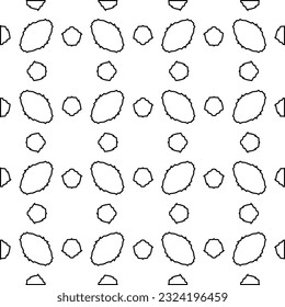 Black and white pattern with abstract shapes. Abstract background. Patterns of the lines.