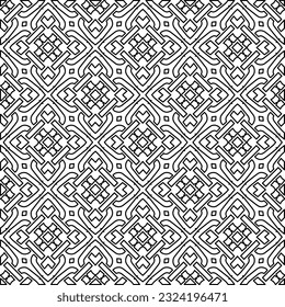 Black and white pattern with abstract shapes. Abstract background. Patterns of the lines.