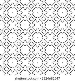 Black and white pattern with abstract shapes. Abstract background. Patterns of the lines.