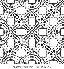 Patrón blanco y negro con formas abstractas. Antecedentes abstractos. Patrones de las líneas.