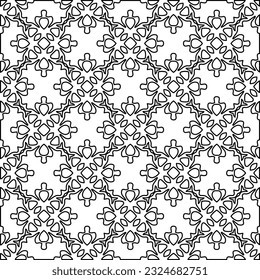 Patrón blanco y negro con formas abstractas. Antecedentes abstractos. Patrones de las líneas.