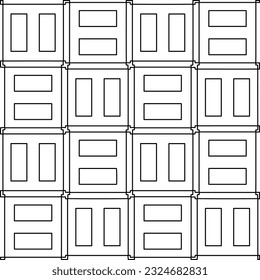 Black and white pattern with abstract shapes. Abstract background. Patterns of the lines.