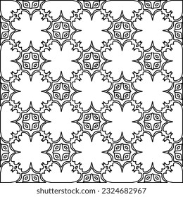 Black and white pattern with abstract shapes. Abstract background. Patterns of the lines.