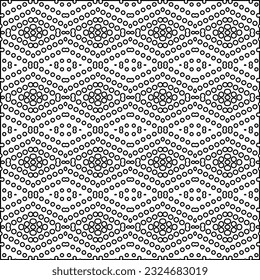 Black and white pattern with abstract shapes. Abstract background. Patterns of the lines.