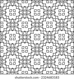 Black and white pattern with abstract shapes. Abstract background. Patterns of the lines.