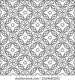 Black and white pattern with abstract shapes. Abstract background. Patterns of the lines.