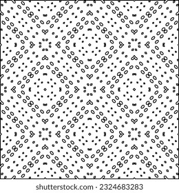 Black and white pattern with abstract shapes. Abstract background. Patterns of the lines.