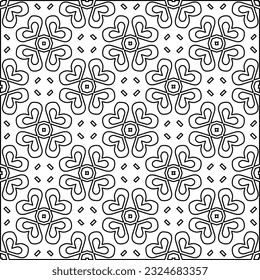 Black and white pattern with abstract shapes. Abstract background. Patterns of the lines.