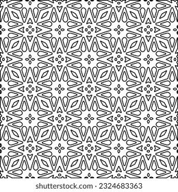 Black and white pattern with abstract shapes. Abstract background. Patterns of the lines.