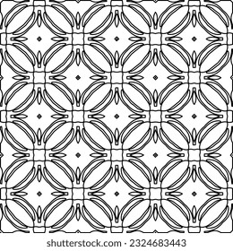 Black and white pattern with abstract shapes. Abstract background. Patterns of the lines.