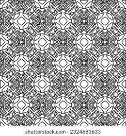 Black and white pattern with abstract shapes. Abstract background. Patterns of the lines.