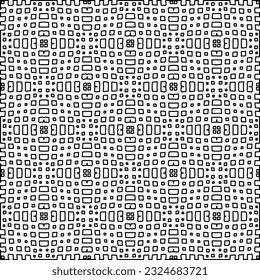 Patrón blanco y negro con formas abstractas. Antecedentes abstractos. Patrones de las líneas.