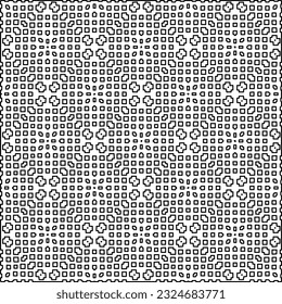 Black and white pattern with abstract shapes. Abstract background. Patterns of the lines.