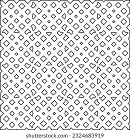 Black and white pattern with abstract shapes. Abstract background. Patterns of the lines.