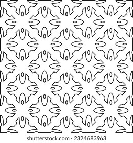 Black and white pattern with abstract shapes. Abstract background. Patterns of the lines.