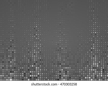 Black and white Pattern. Abstract Vector illustration. Modern Texture. Halftone Dots on Background