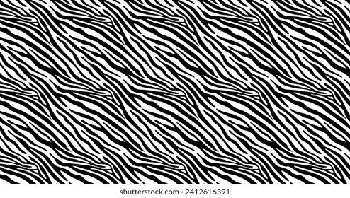 Black and white pattern animal skin texture. Abstract round shapes background design.