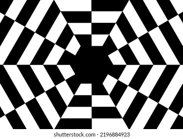 black and white pattern background