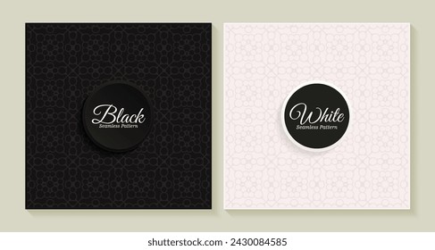 black and white pattern background
