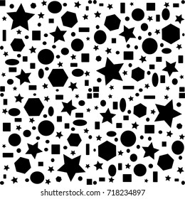 black and white pattern background