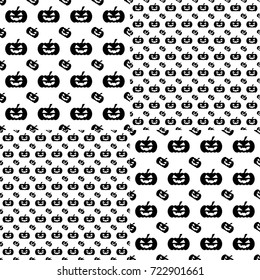 black and white pattern background / vector