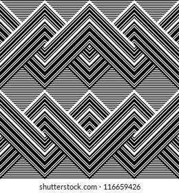 Black and white pattern by lines