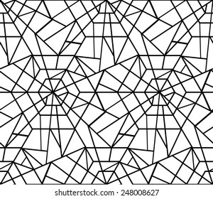 black and white pattern with cobwebs
