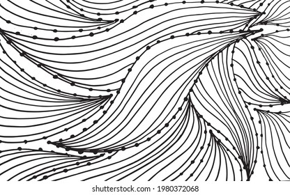 black and white pattern coloring page. line art coloring page