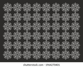 black and white pattern design, pattern design for the background
