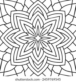 black and white pattern design ,mandala design