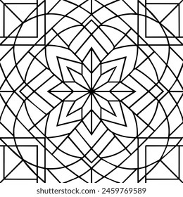 black and white pattern design ,mandala design