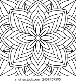 black and white pattern design ,mandala design