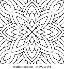 black and white pattern design ,mandala design