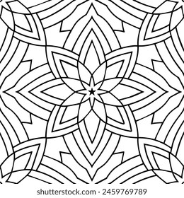 black and white pattern design ,mandala design