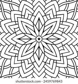 black and white pattern design ,mandala design