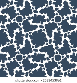 Black and white pattern with doodle style. Vector illustration.