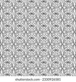 Patrón blanco y negro, estilo geométrico y estilo kaledoscopio 