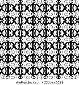 Patrón blanco y negro, estilo geométrico y estilo kaledoscopio 