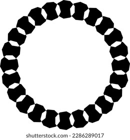 BLACK AND WHITE PATTERN HOLE CROSE WALL GRAME BACKGROUND TEXTILE. 