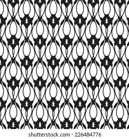  Black and white  pattern Modern stylish  geometric  pattern  background vector.