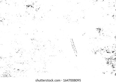 Black and white pattern. Monochrome abstract texture. Background of cracks, scuffs, chips, stains, ink spots