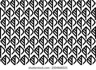 Black and white pattern monochrome  background style for tile fashion carpet floor made by coreldraw