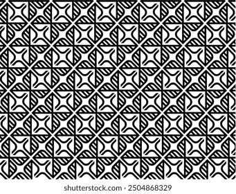 Black and white pattern monochrome  background style for tile fashion carpet floor made by coreldraw