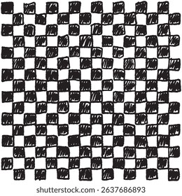 black and white pattern on white background
