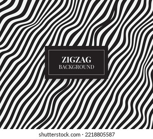 Black and white pattern, Optical illusion background vector design template