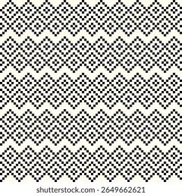 Black and white pattern pixel style