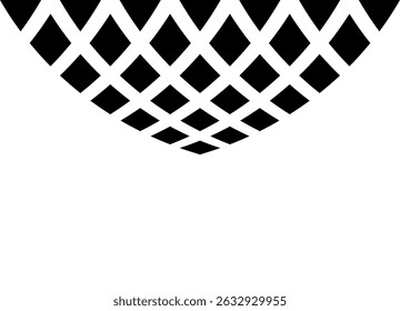 Black and white pattern of black pixels on a white background. Design element for advertising, packaging, printing. Vector background