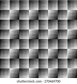 Black and white pattern with pointed, edgy shapes. The effect is done with transparency. Seamlessly repeatable. 