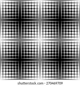 Black and white pattern with pointed, edgy shapes. The effect is done with transparency. Seamlessly repeatable. 