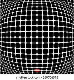 black white pattern with rhombus.vector illustration 